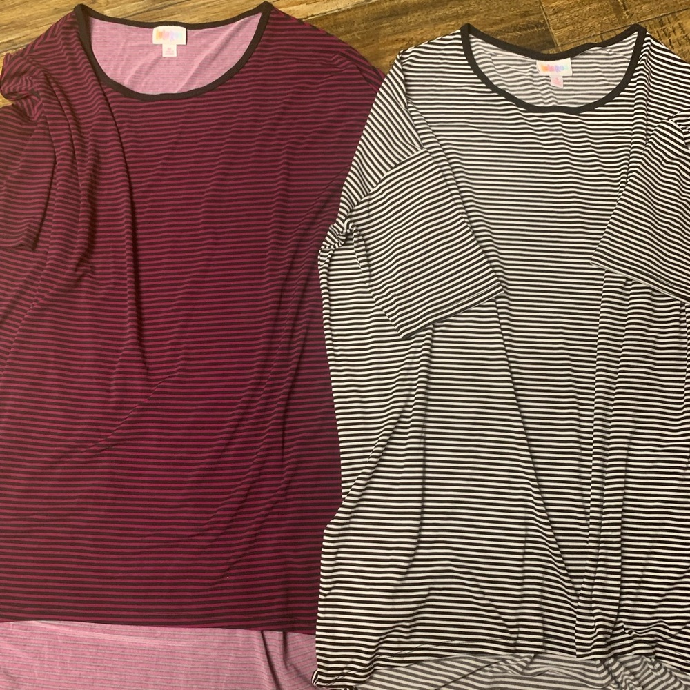 Lularoe striped Irma Lot size S and M